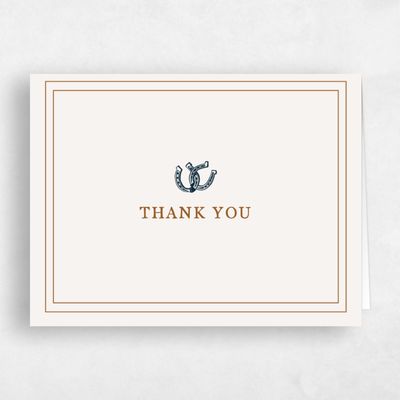 Beige Country Wedding Thank You - Marana Landscape