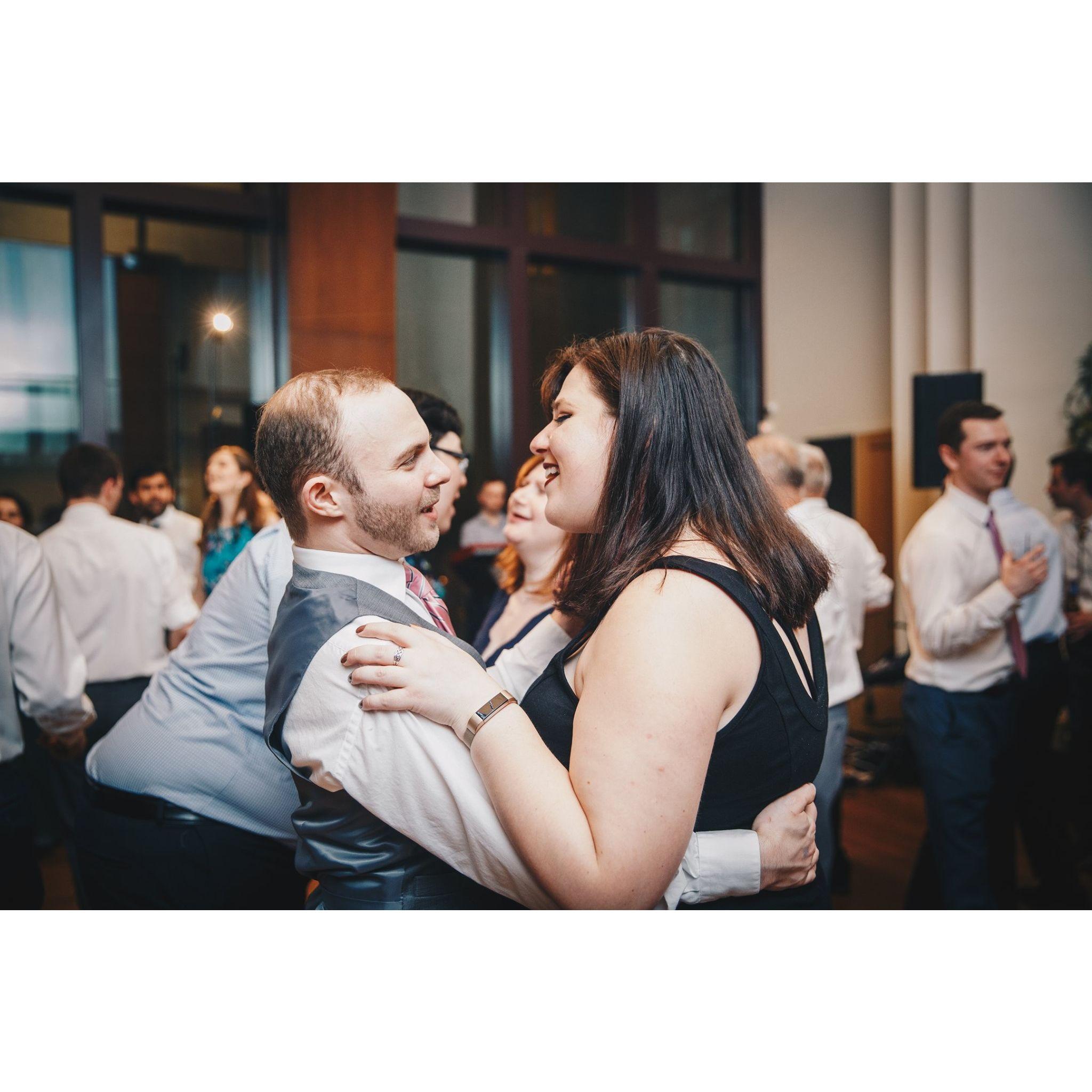 Caught dancing at Kasia and Josh's wedding
