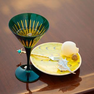 Prism Martini Glass, Set of 4