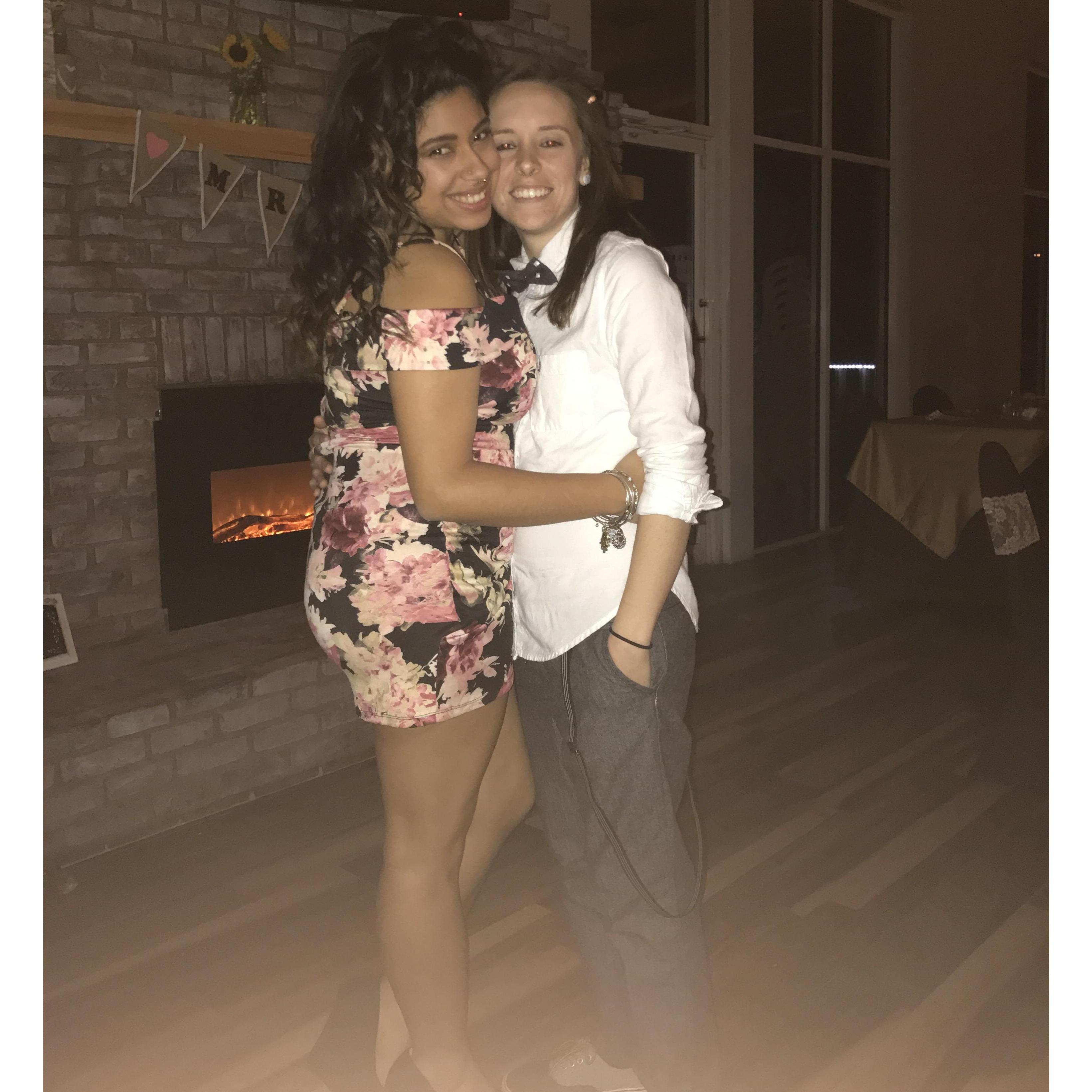 My favorite wedding date at Zack and Laura's Wedding
