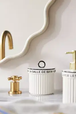 Claudette Glazed Ceramic Canister