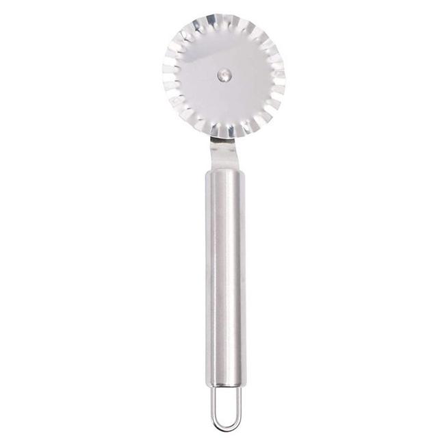 BESTONZON Pastry Ravioli Pizza Cutter Stainless Steel Wheels for Commercial-Grade Pasta Pie Crusts and Baking for Home and Kitchen Use
