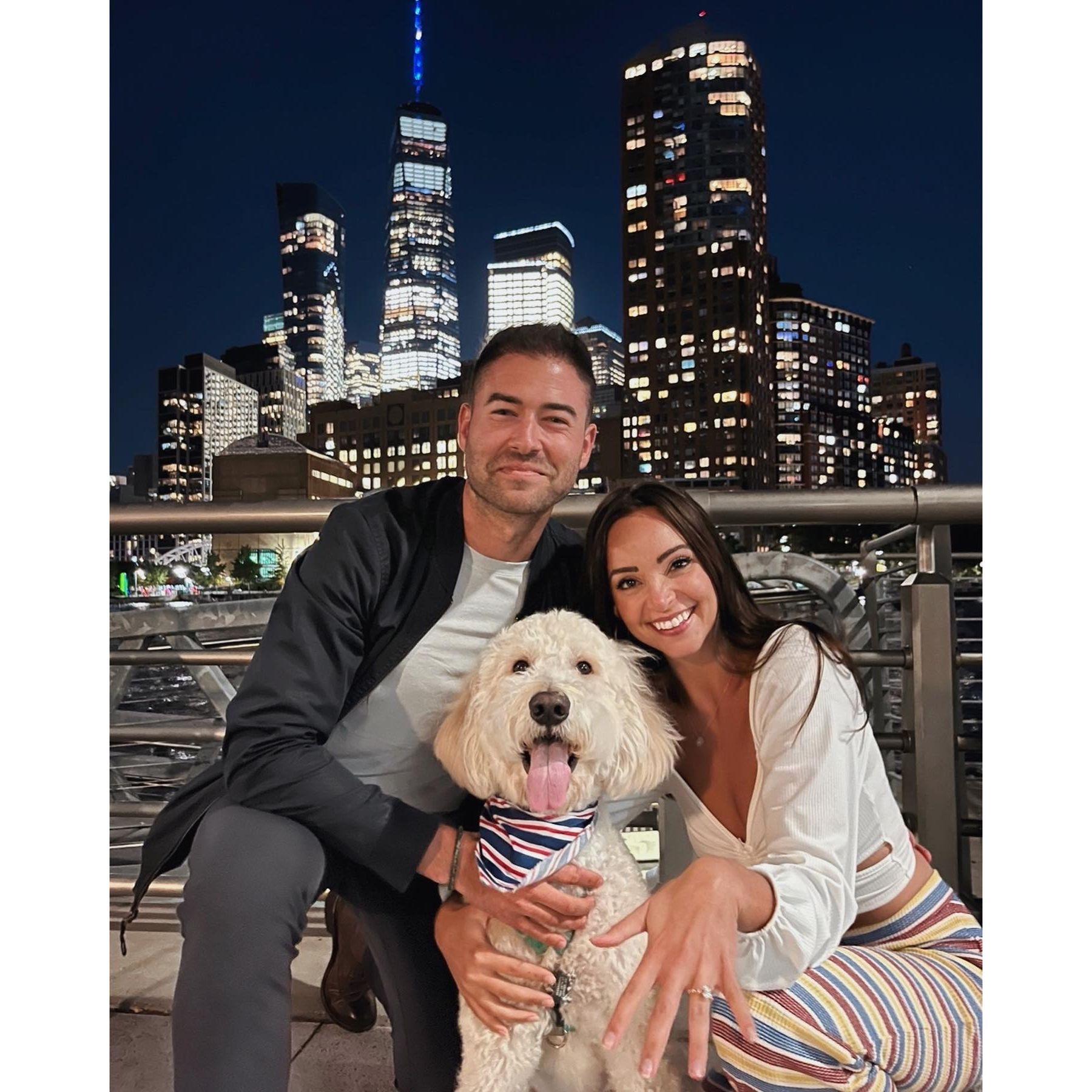Our engagement night ft. Cosmo!