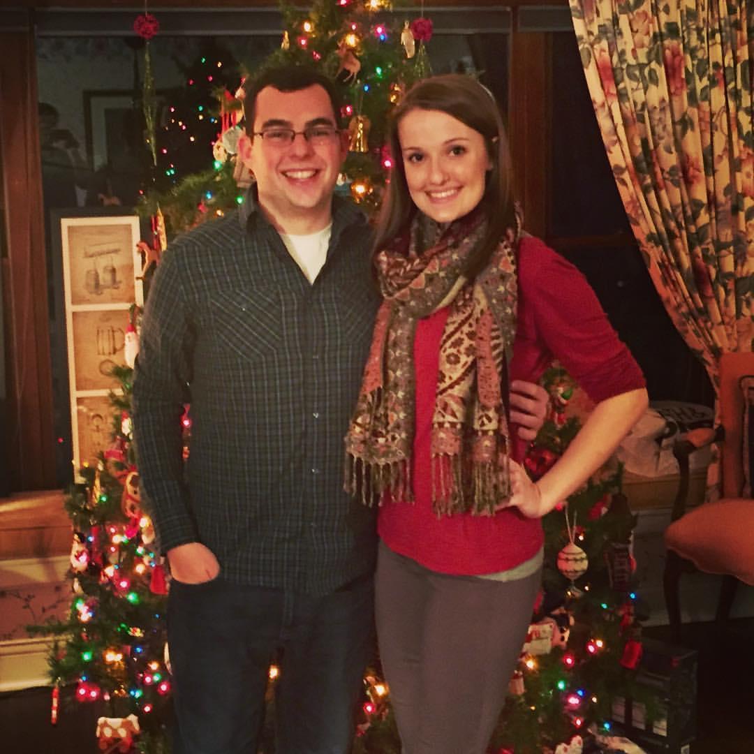 Adam's first Christmas at The Allen's House in 2016