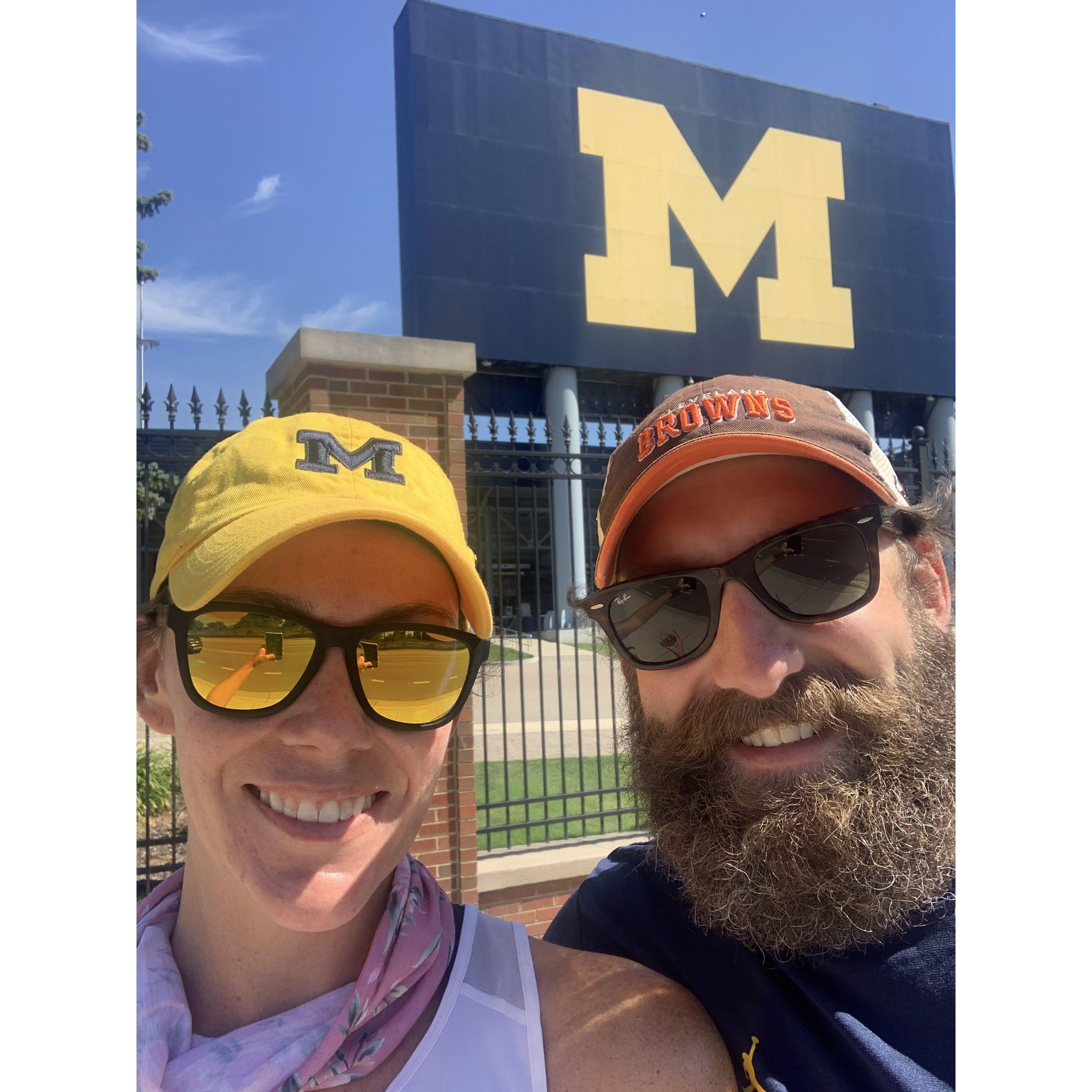 Lang's first visit to the Big House 07/2020