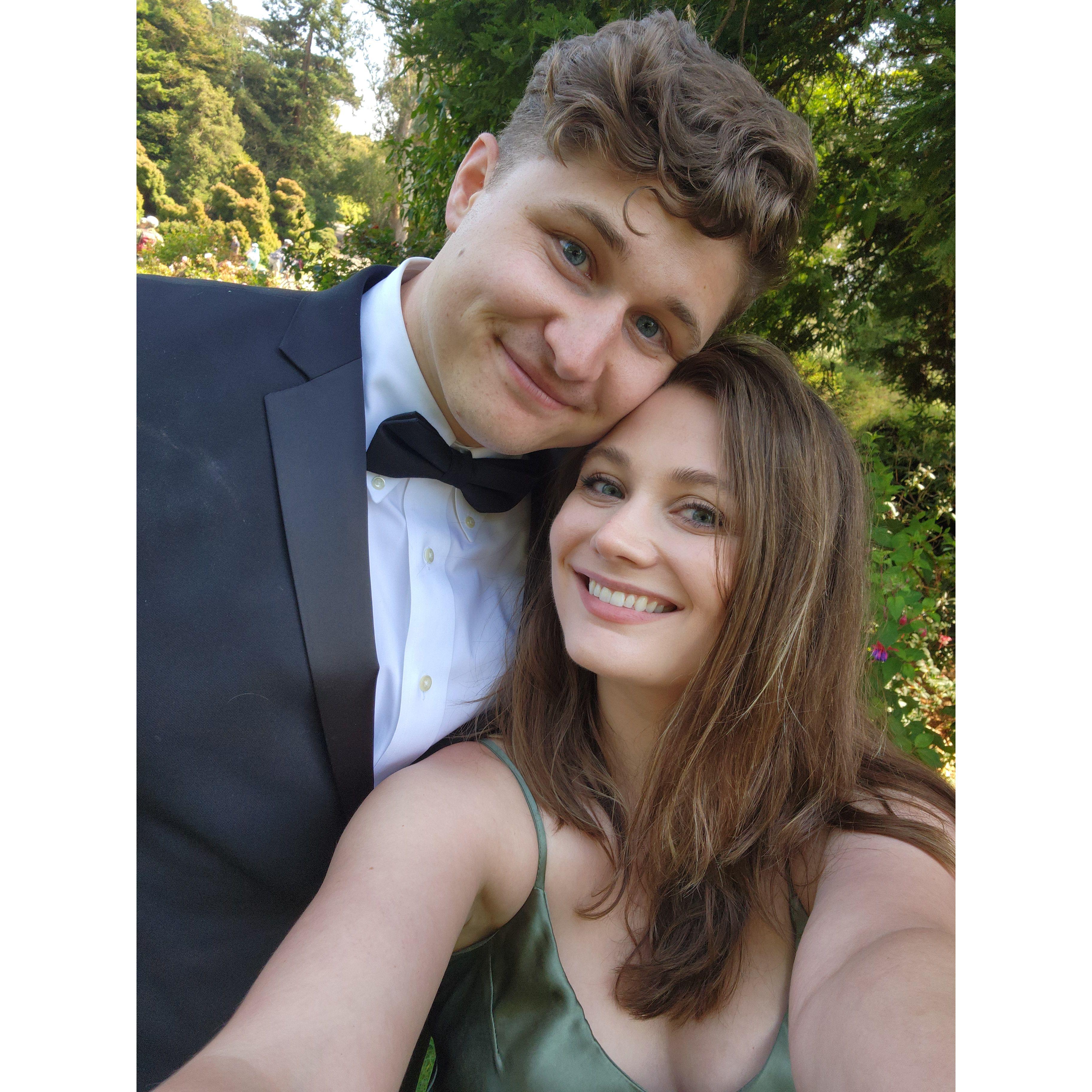 Lexi was the officiant and Nick was a groomsman for Nick's Best Man Misha & Lexi's Bridesmaid Grace's Wedding in July 20th, 2024!