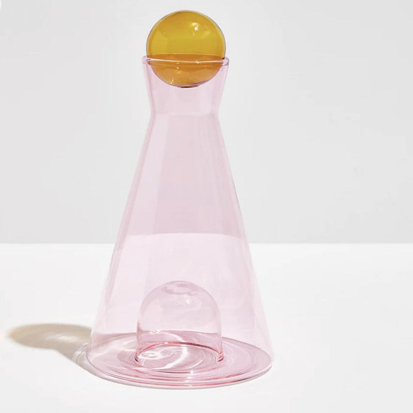 VICE VERSA CARAFE - PINK + AMBER