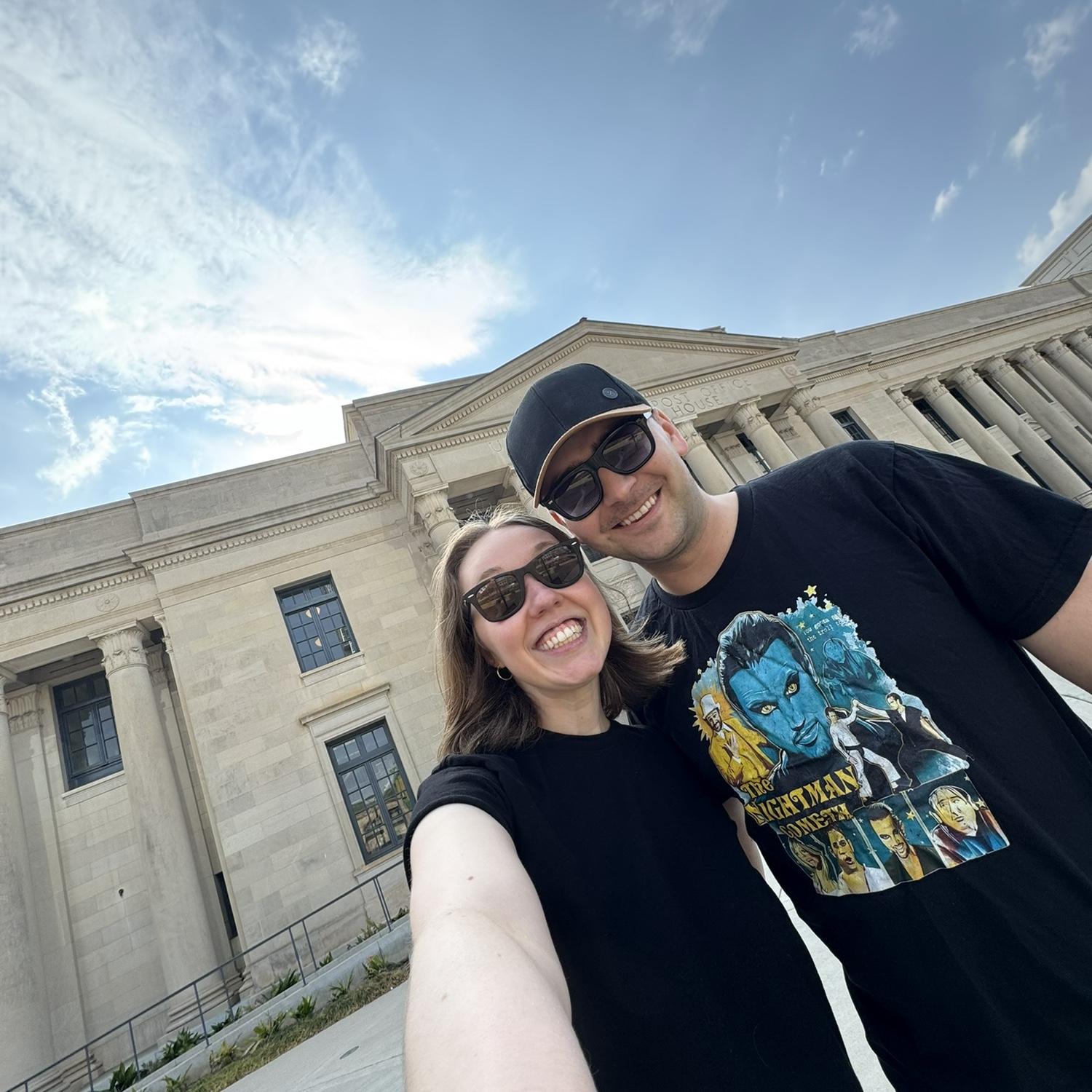 Their first official date. Will drove 5 hours one way. They explored Charlotte together and talked nonstop. St. Patrick’s day event, art museum, live music, a steakhouse, and an undeniable connection.