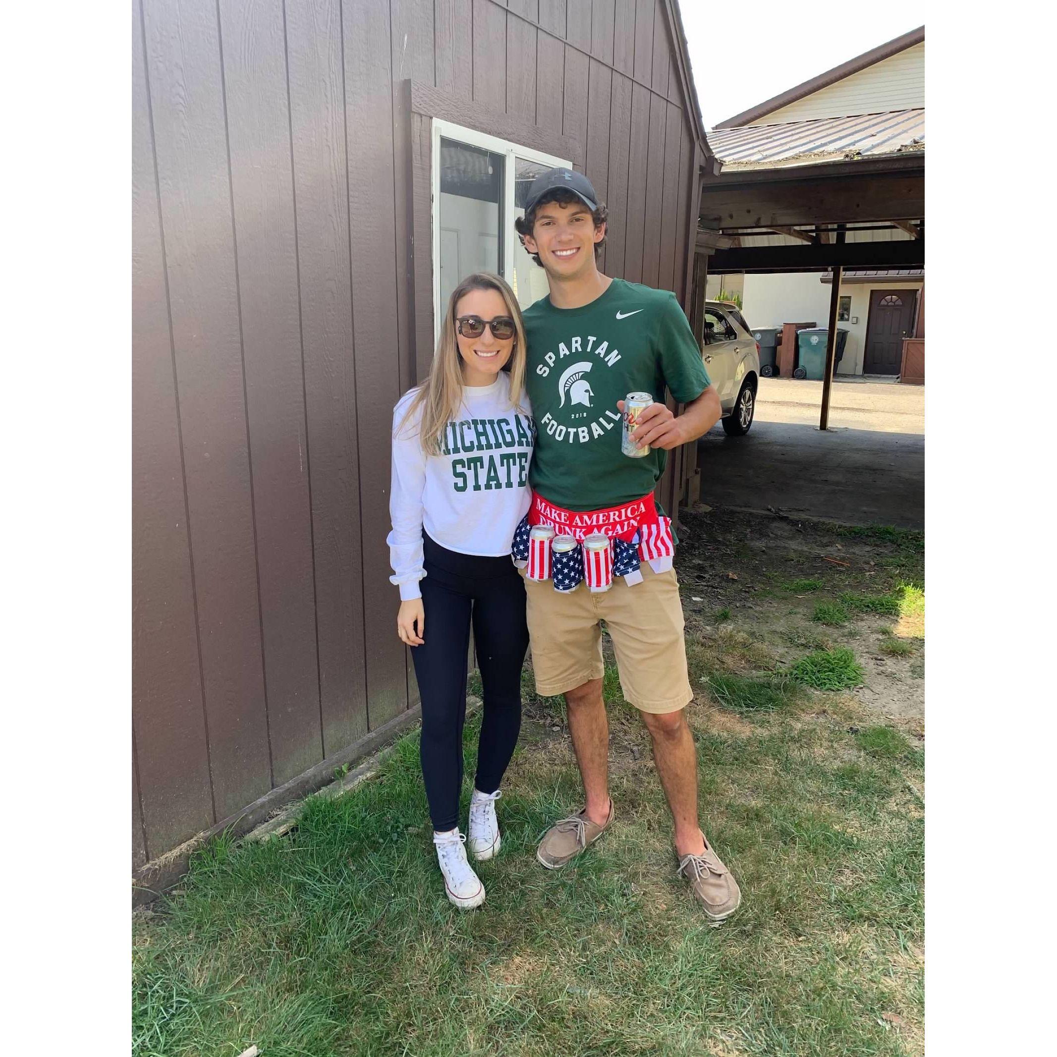 September 2019: Michigan State v. Western Michigan football game