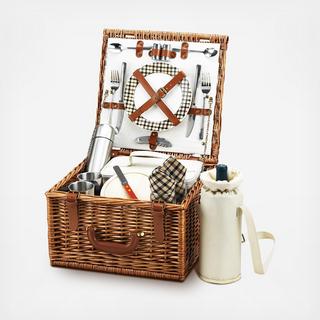 2-Person Cheshire Picnic Basket with Coffee Service