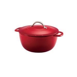 Tramontina Enameled Cast Iron 6.5Qt Covered Round Dutch Oven - Gradated Red