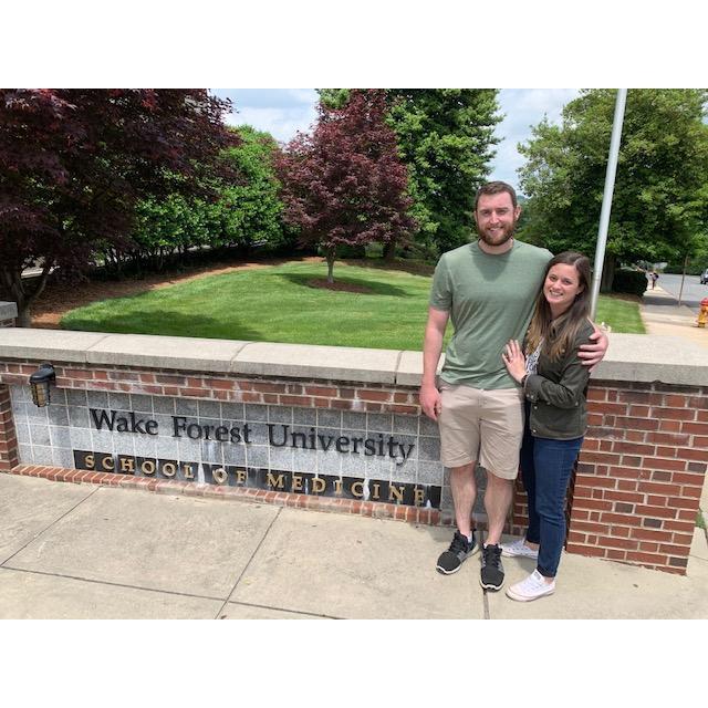 Where it all started, the old campus of Wake Forest School of Medicine.