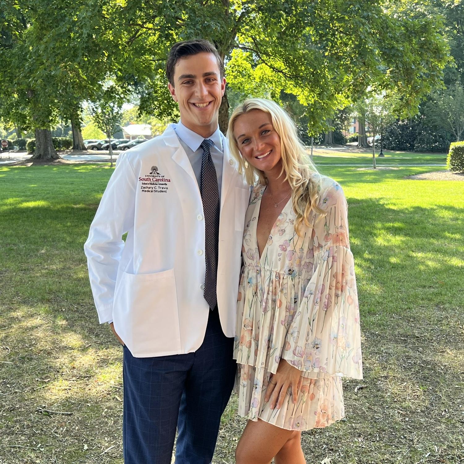 Zachs white coat!! We’ve been through all of the highs & lows of medical school together