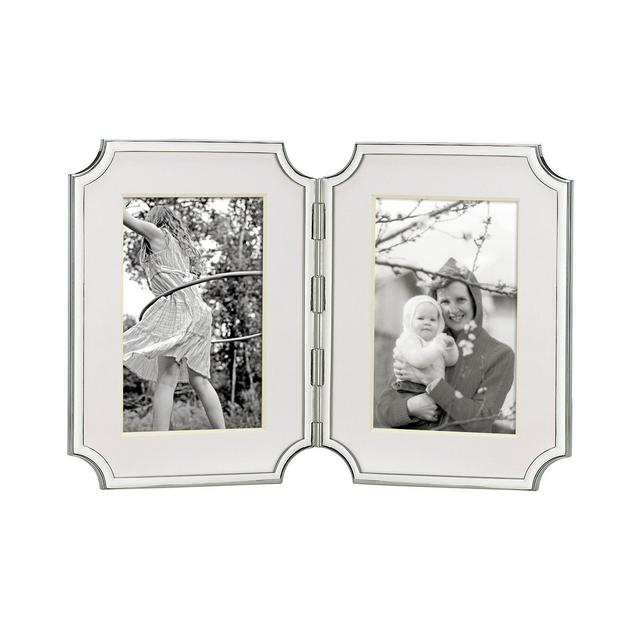 kate spade new york Sullivan Street Hinged Double 4" x 6" Picture Frame