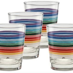 All Colors 2026 15 oz. Tapered Double Old Fashion - Set of 4