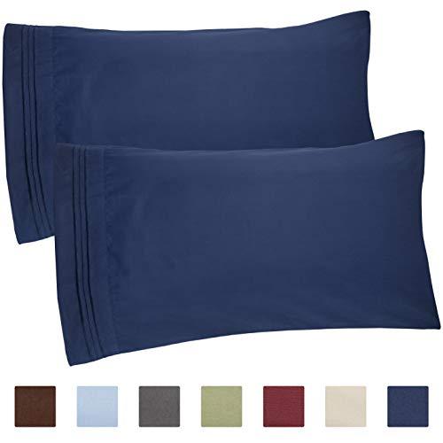Queen Size Pillow Cases Set of 2 – Soft, Premium Quality Hypoallergenic Pillowcase Covers – Machine Washable Protectors – 20x40, 20x36 & 20x48 Pillows for Sleeping 2 Piece - Queen Size Pillow Case Set