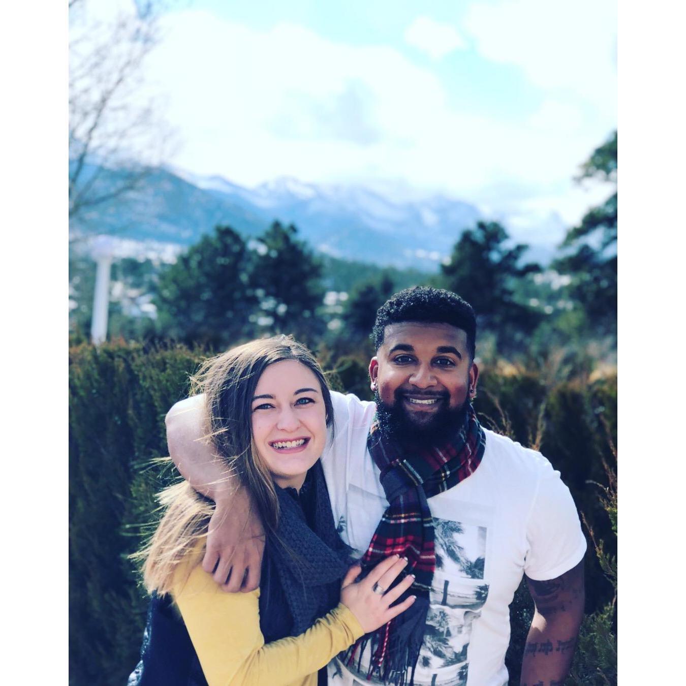 One of my favorite weekend trips to Estes Park. This was the first time we looked at engagement rings together!!