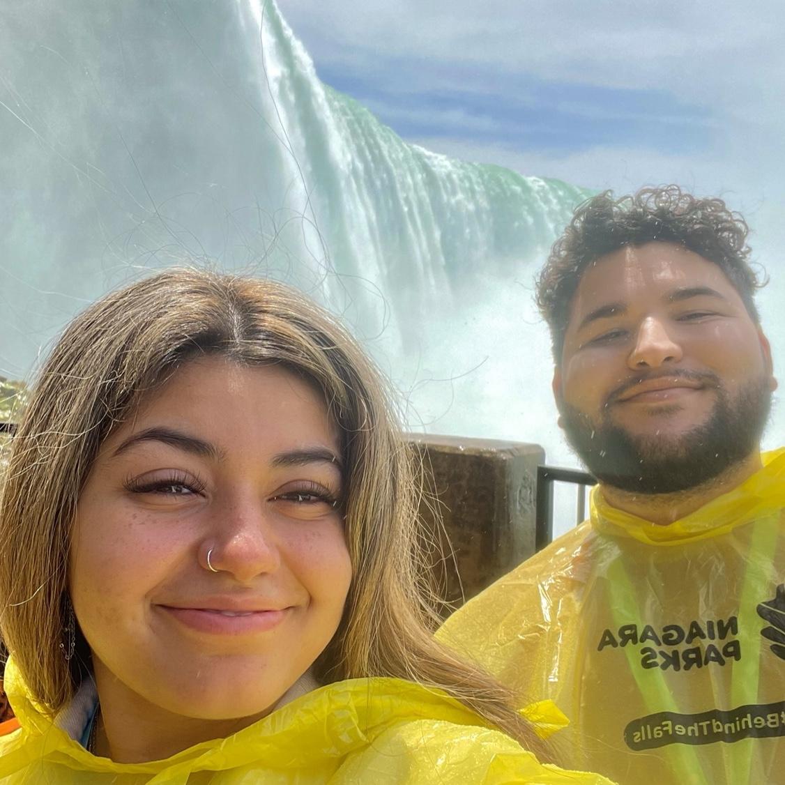 First time out the country together. Canada.