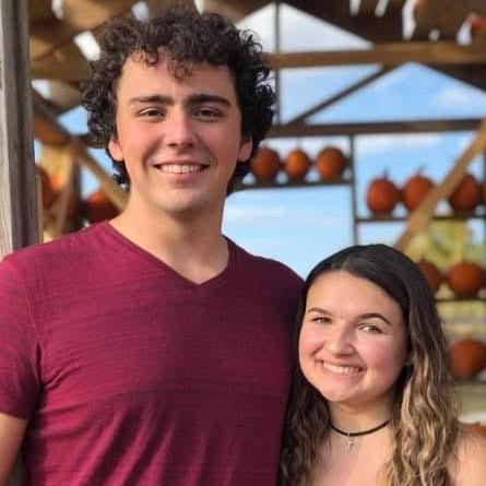 Charity and Nathan at Gritt's farm for the first time together!