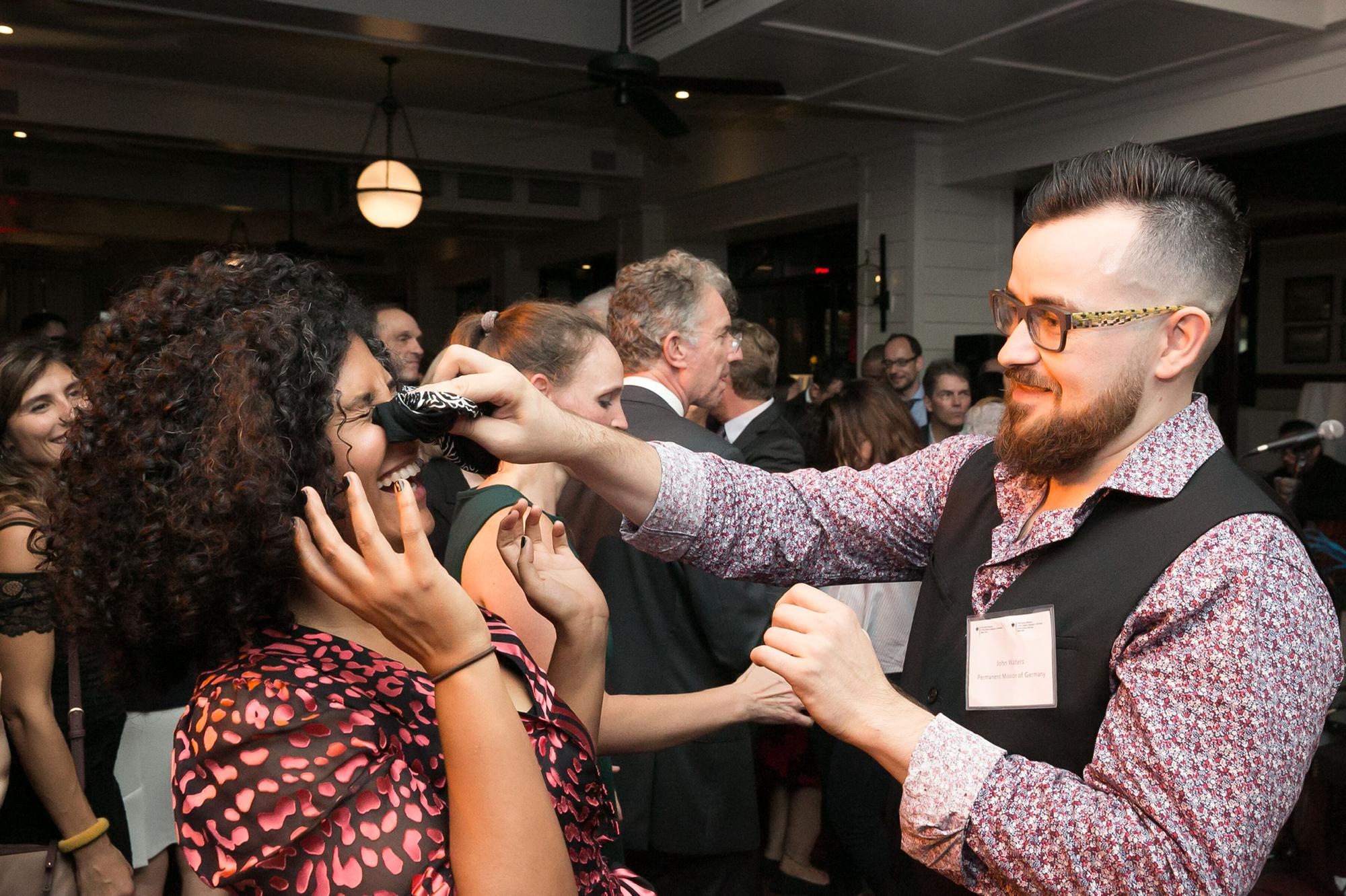 Our first dance, John wiping Glam off Nina!
TDE Party, Central Park, 2019