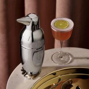 Viski Irving Penguin Cocktail Shaker in Stainless Steel | Nordstrom