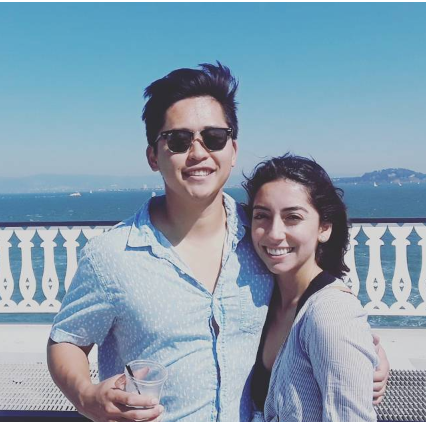 Our first photo together!