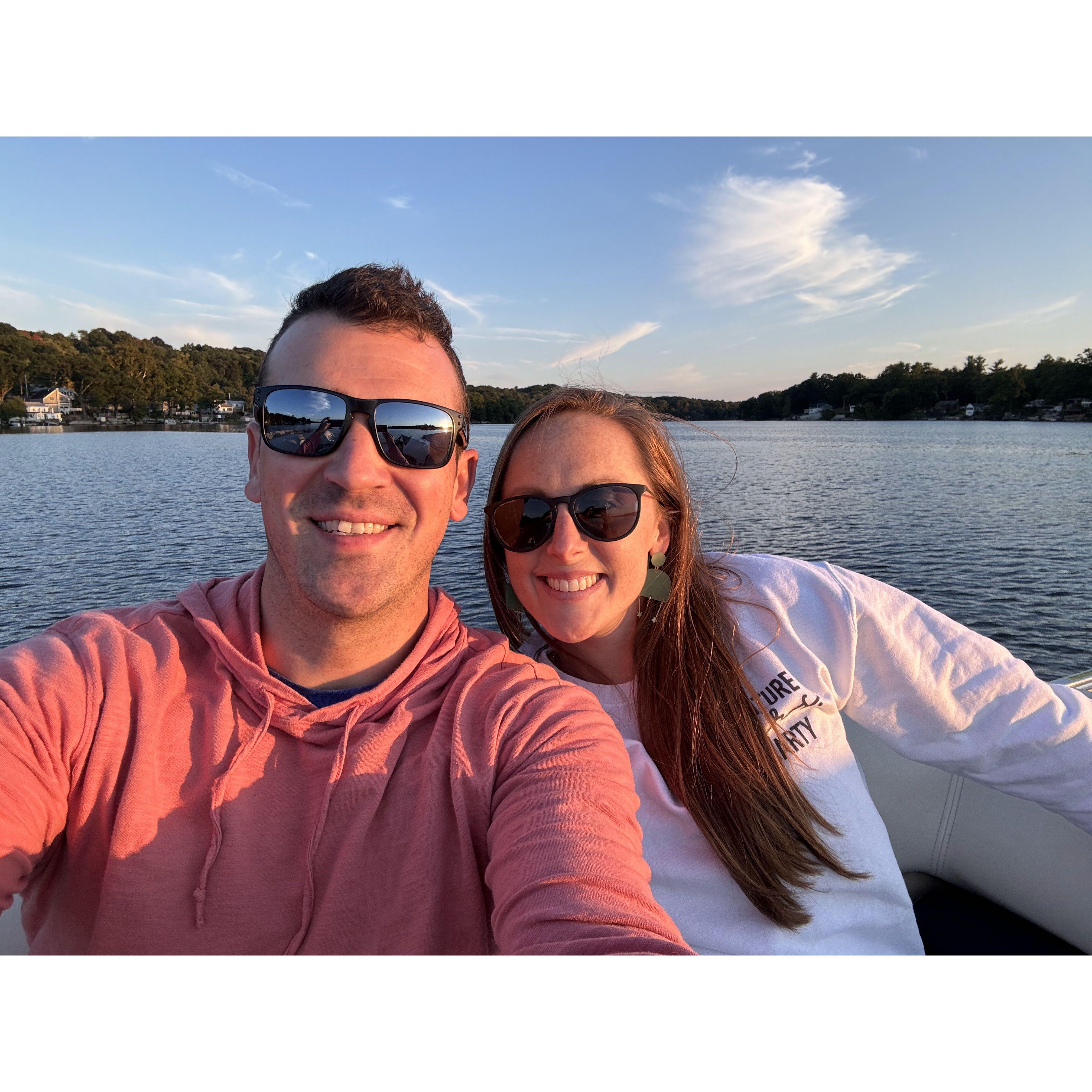 We love time on our lake