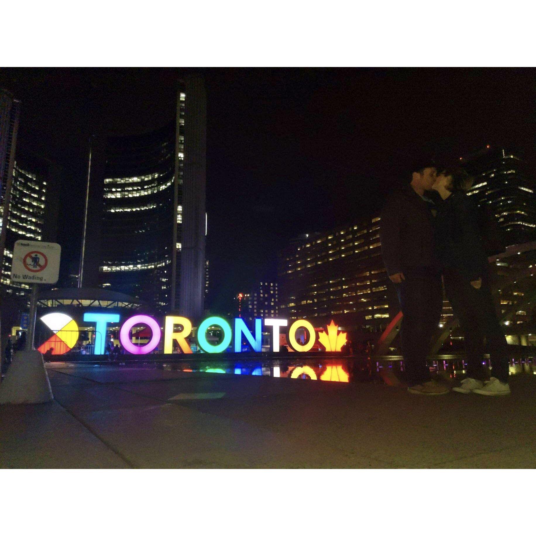 When we explored Toronto, Canada together!