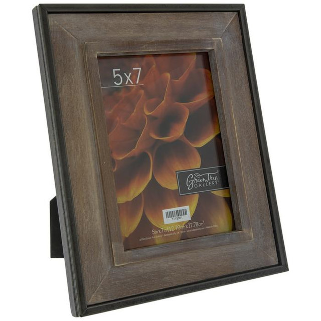 Walnut Metal Border Frame - 5" x 7"