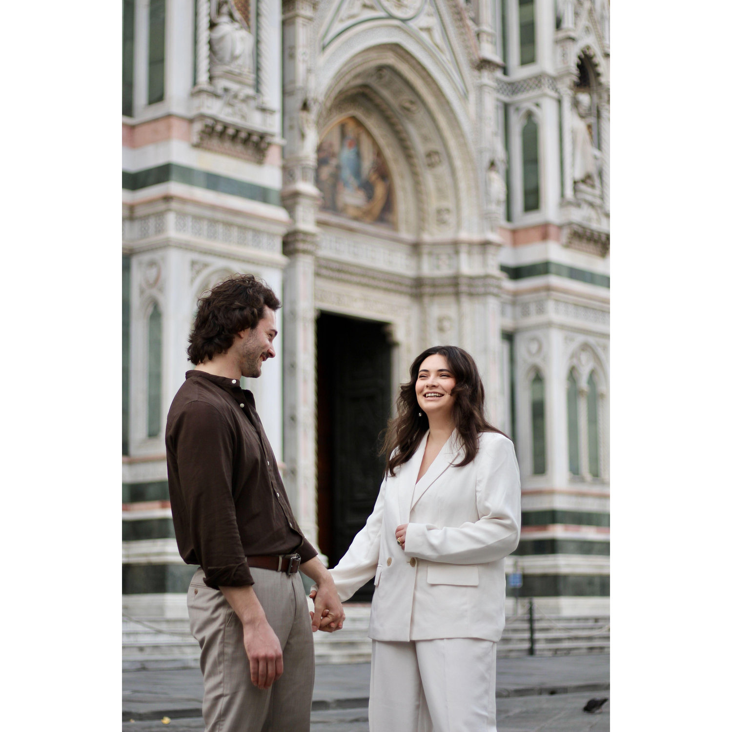 Engagement photoshoot in Florence Italy
