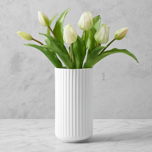 Real Touch Faux White Tulip Bouquet