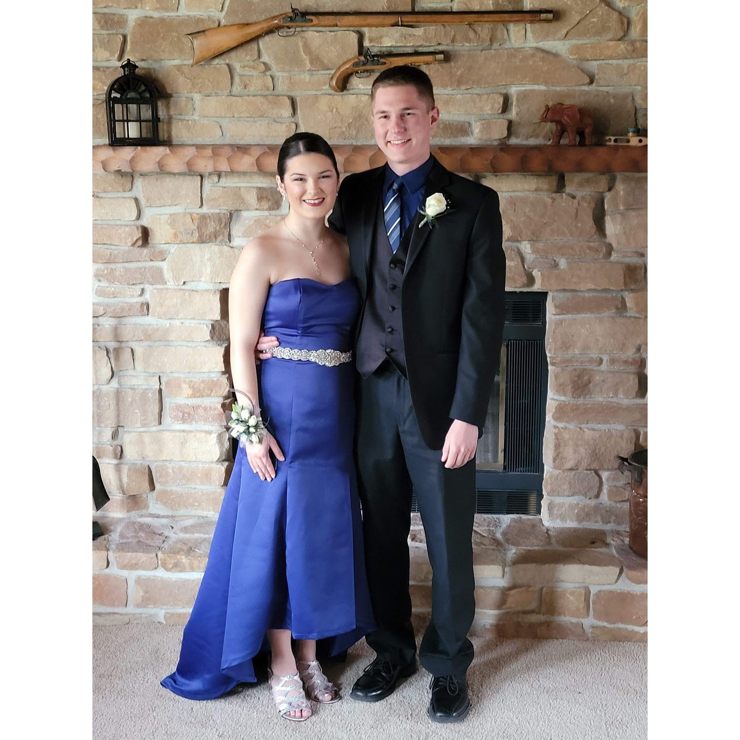 Ethan surprised me with his own version of prom