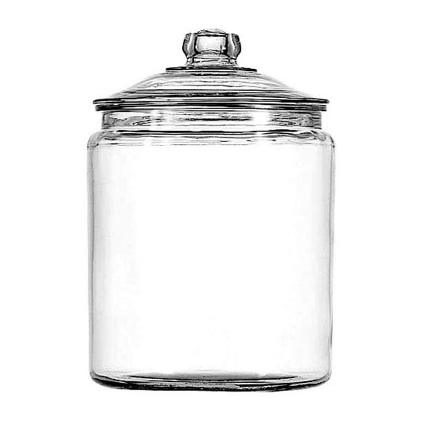 Anchor Hocking Heritage Hill Clear Glass Jar with Lid, 2 Gallon