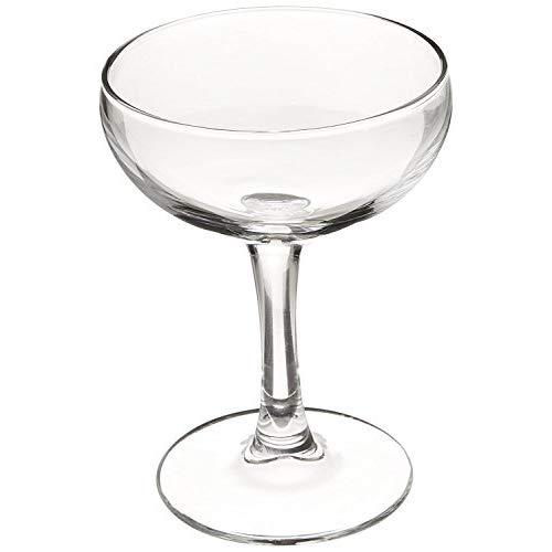 Luminarc N2642 Assorted Brew Bar Craft Coupe Martini Glass, Set of 4, Clear
