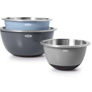 OXO 3-Piece Stainless Steel Mixing Bowl Set