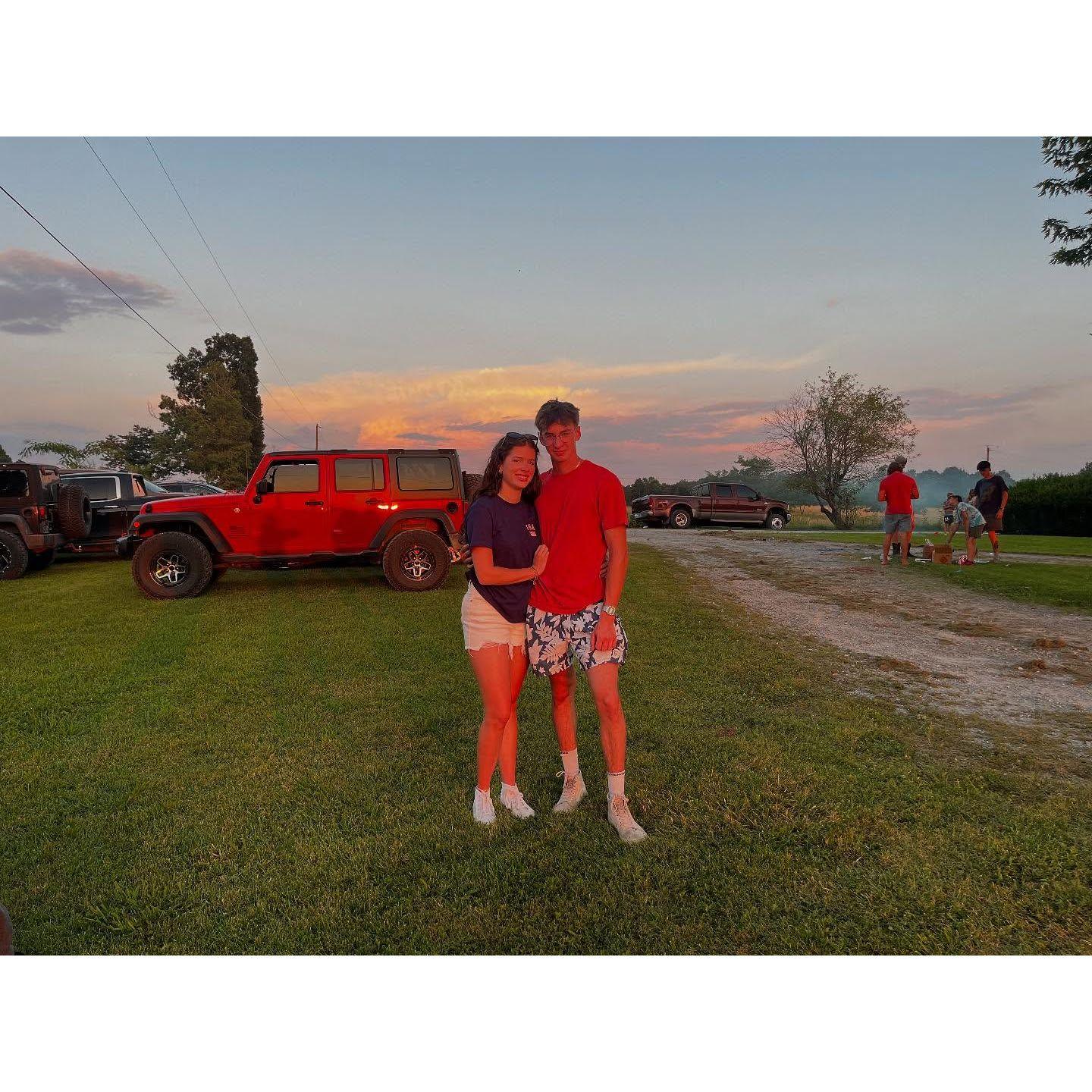 our first fourth of July together, two days before our engagement