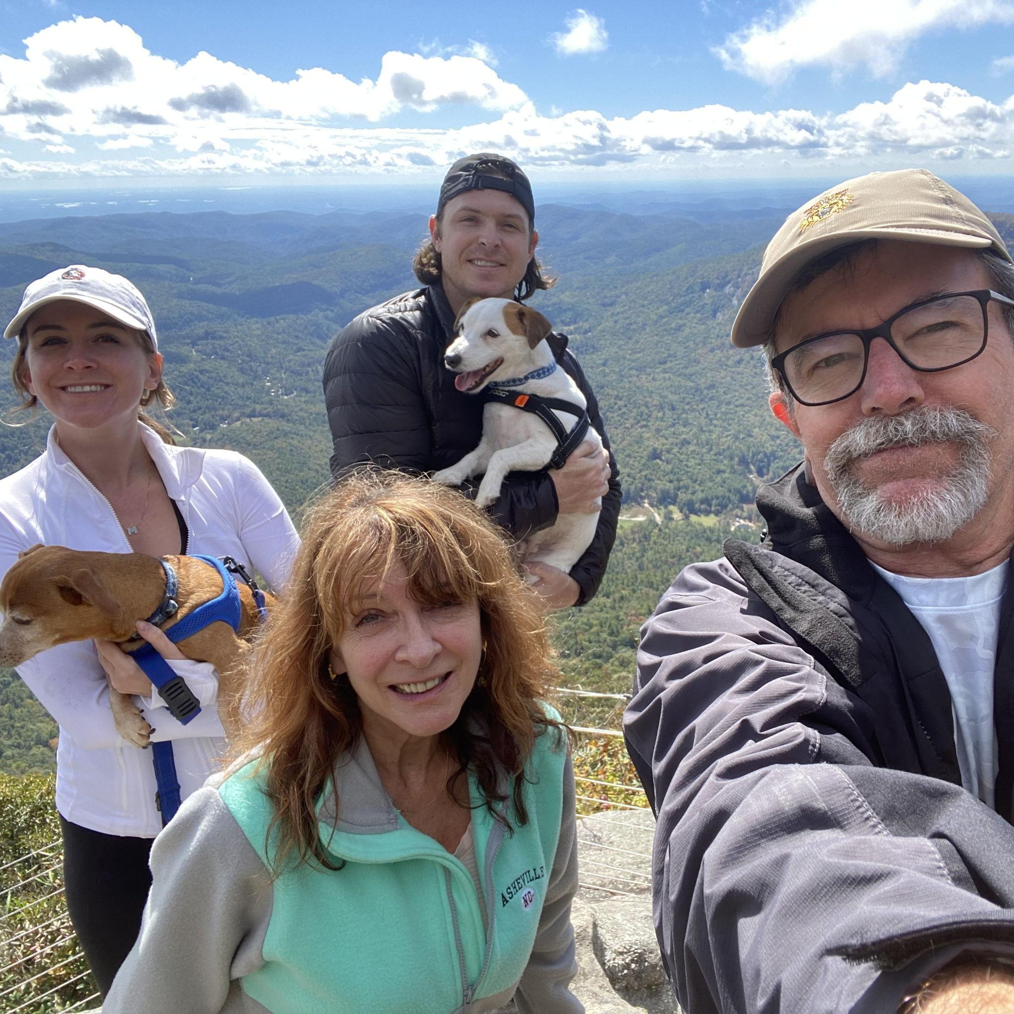 mom & dads first visit to cashiers in the fall
