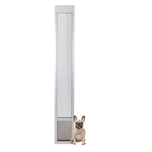 PetSafe Freedom Aluminum Patio Panel Sliding Glass Pet Door for Dogs and Cats - Adjustable Frame