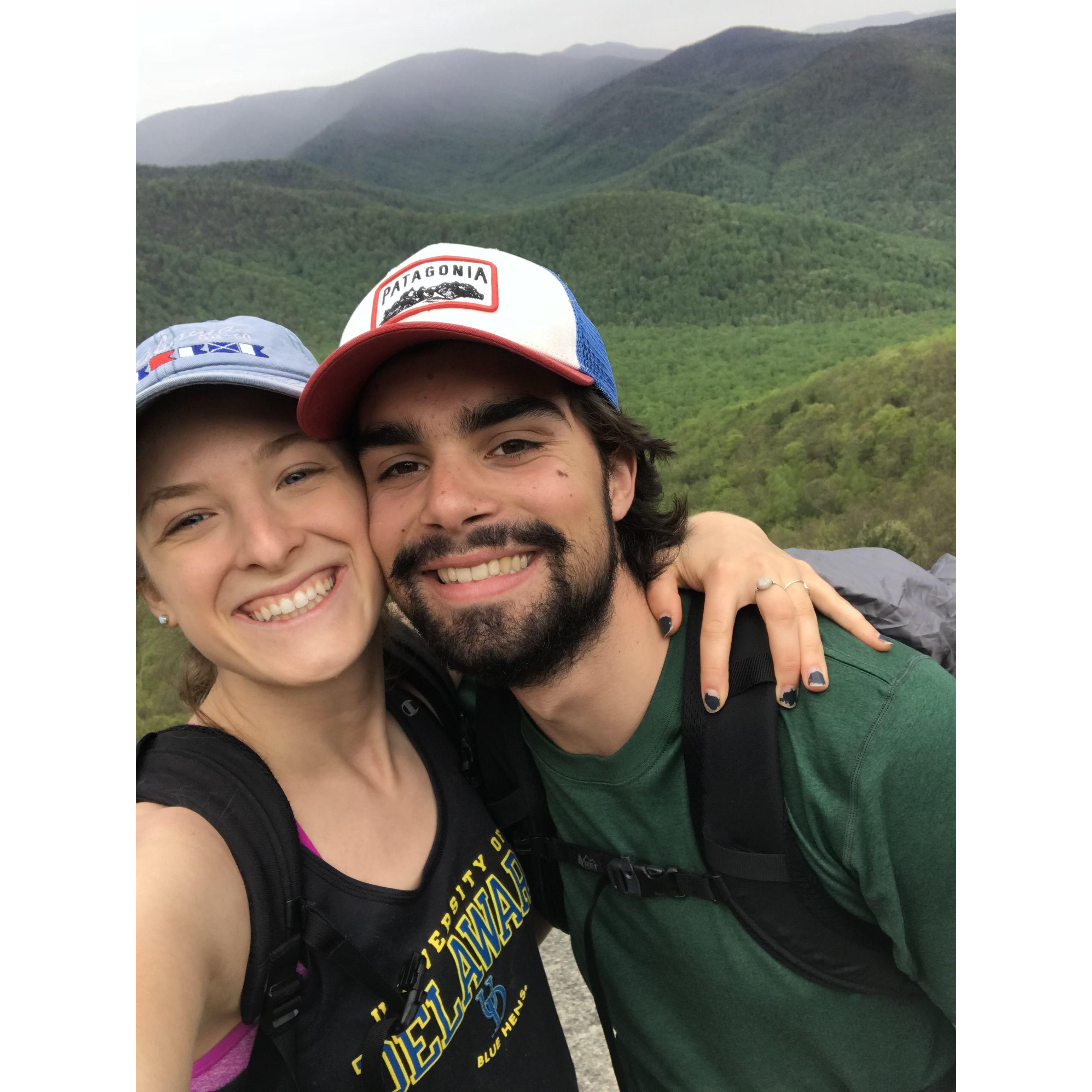 Hiking in Shenandoah National Park VA, Summer 2017