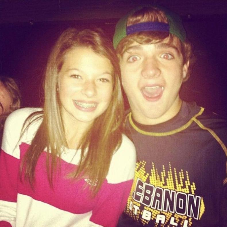 We officially started dating in 7th grade... the Justin Bieber hair and bright green braces were a match made in heaven!