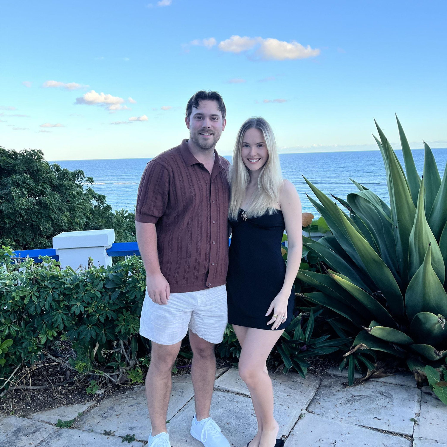 Celebrating our first year of marriage in St. Croix!