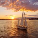 Newport Sunset Sail on Classic Sailboat