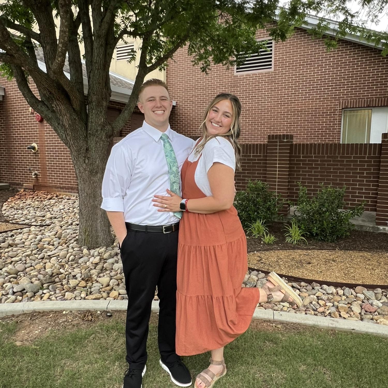Our first Sunday picture together