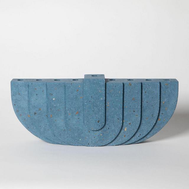 Menorah Cobalt Terrazzo