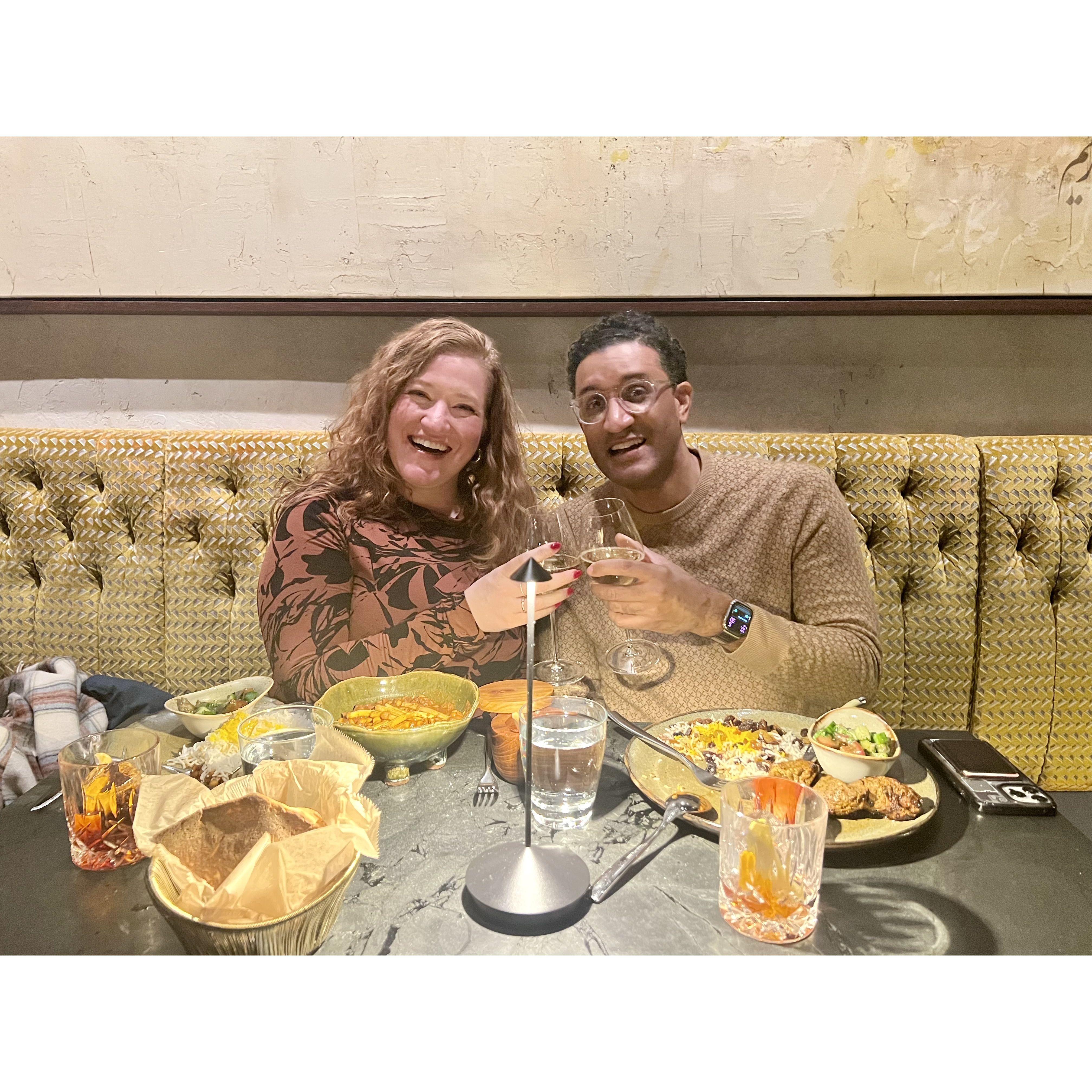 Our one year anniversary