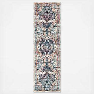 Farra Indoor/Outdoor Medallion Runner