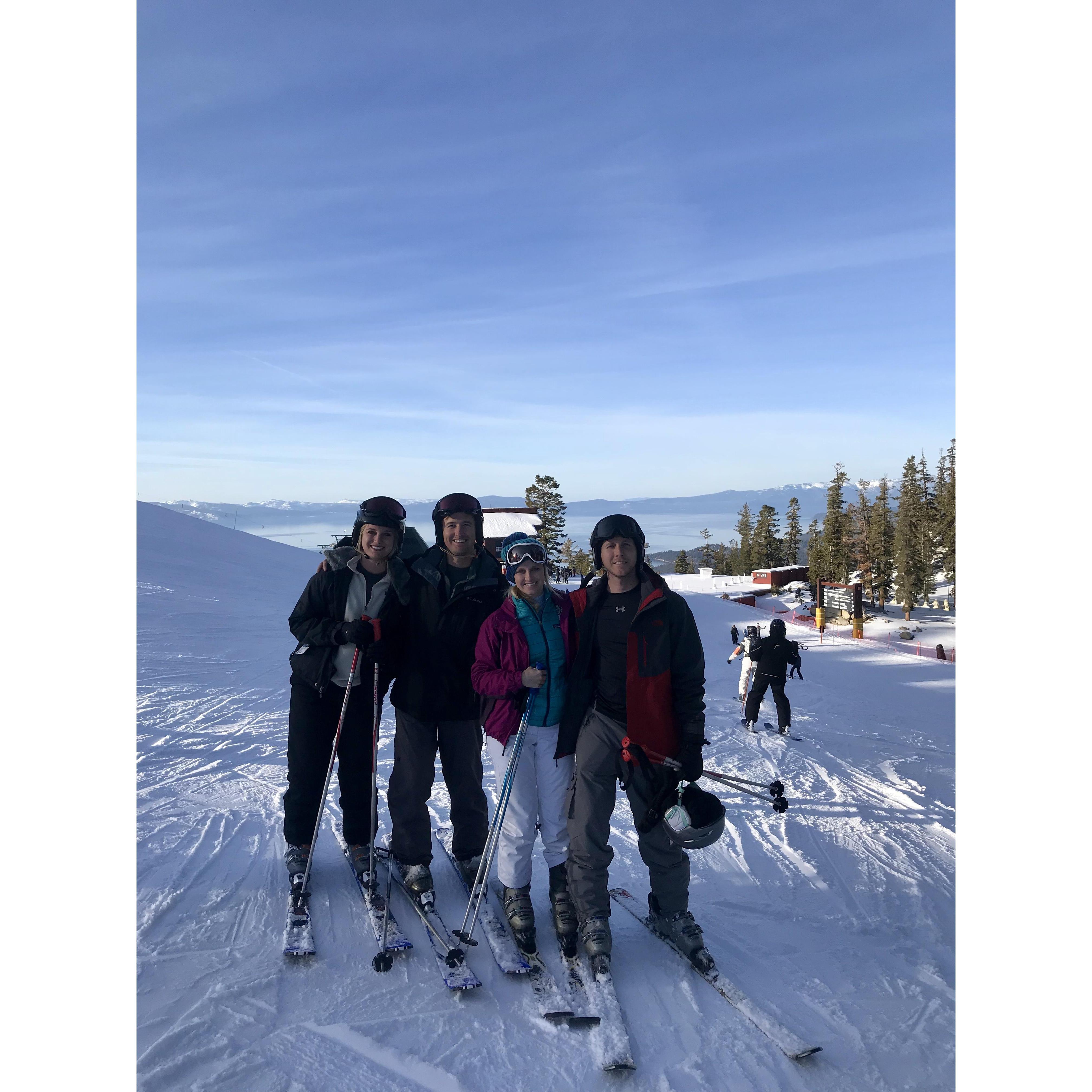 Hit the slopes with Mike and Dani. Jessica hates skiing.