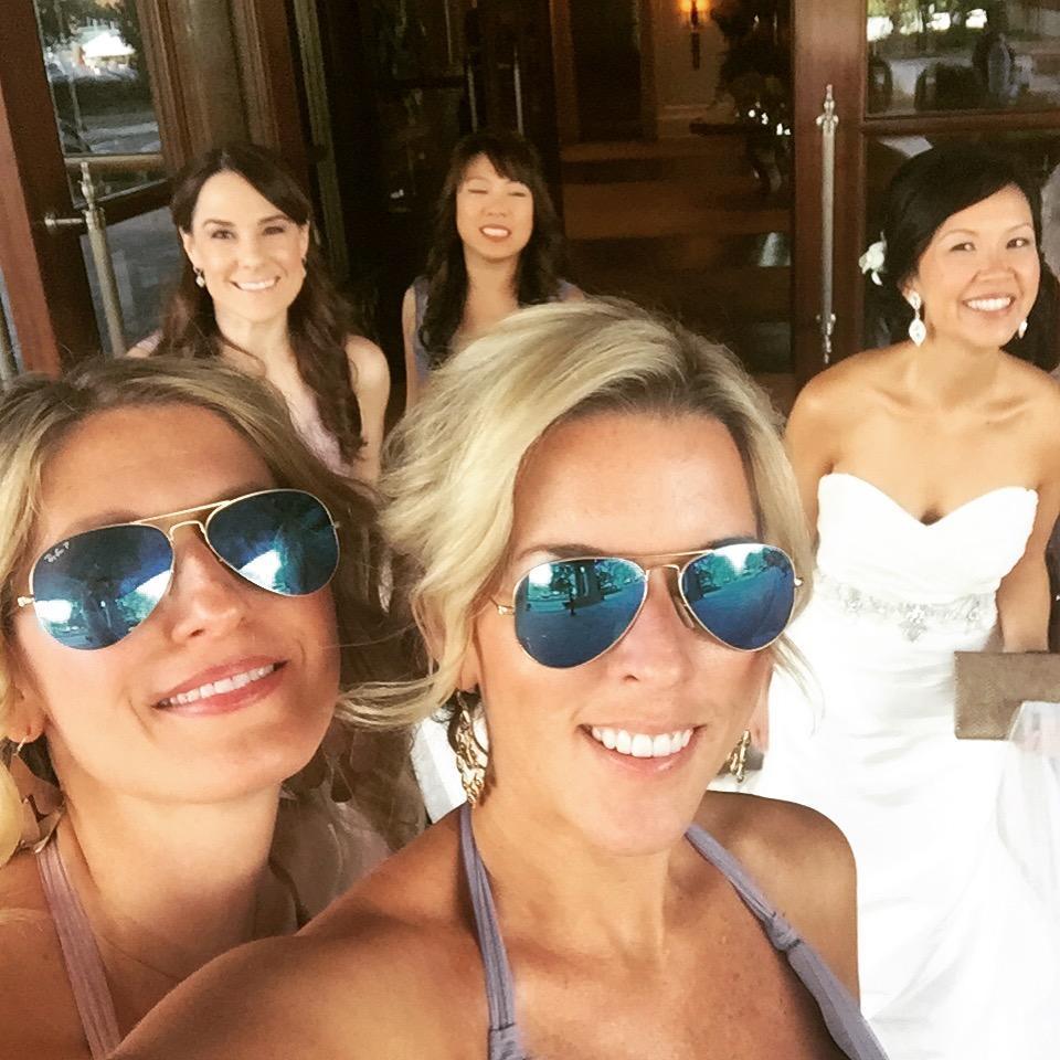 With my ladies for Juliet's wedding.