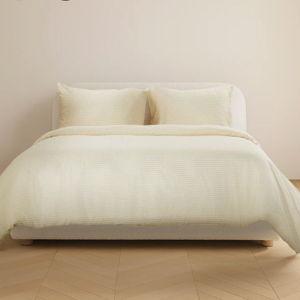 Eucalyptus Queen Duvet Cover Yellow Gingham | Buffy