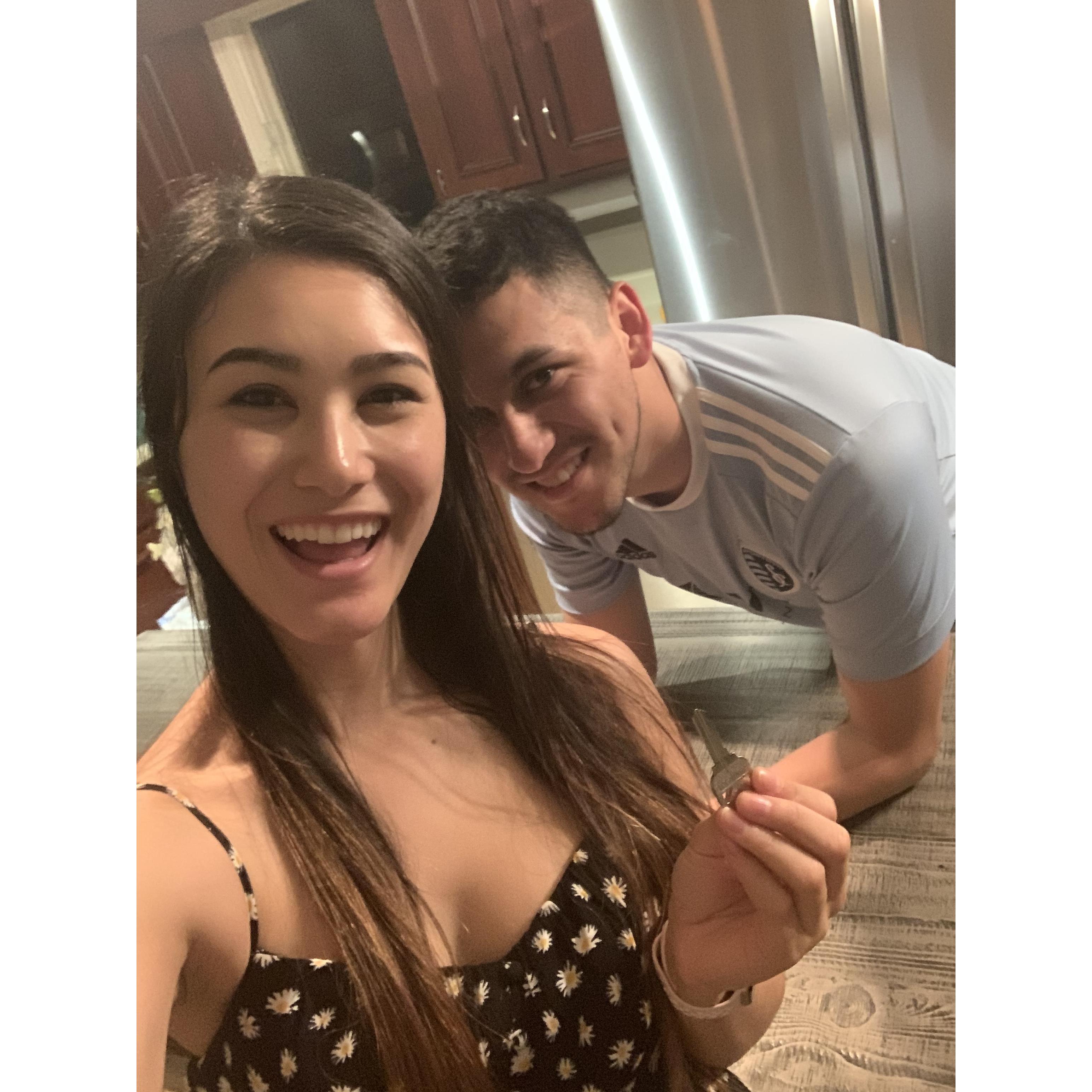 A few months before brianna finished nursing school they bought their first house together, 5.22.2020